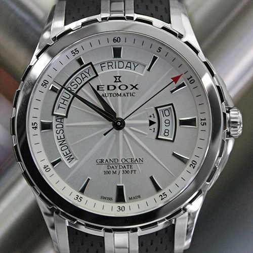     Edox Grand Ocean Automatic Day Date 83006-3AIN