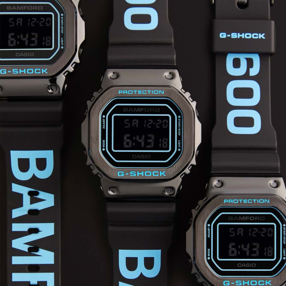 時計 G-Shock x BAMFORD GM-5600BWD-1JR GM-5600BWD-1 | G-SHOCK DIGITAL 5600 SERIES | CASIO PHILIPPINES