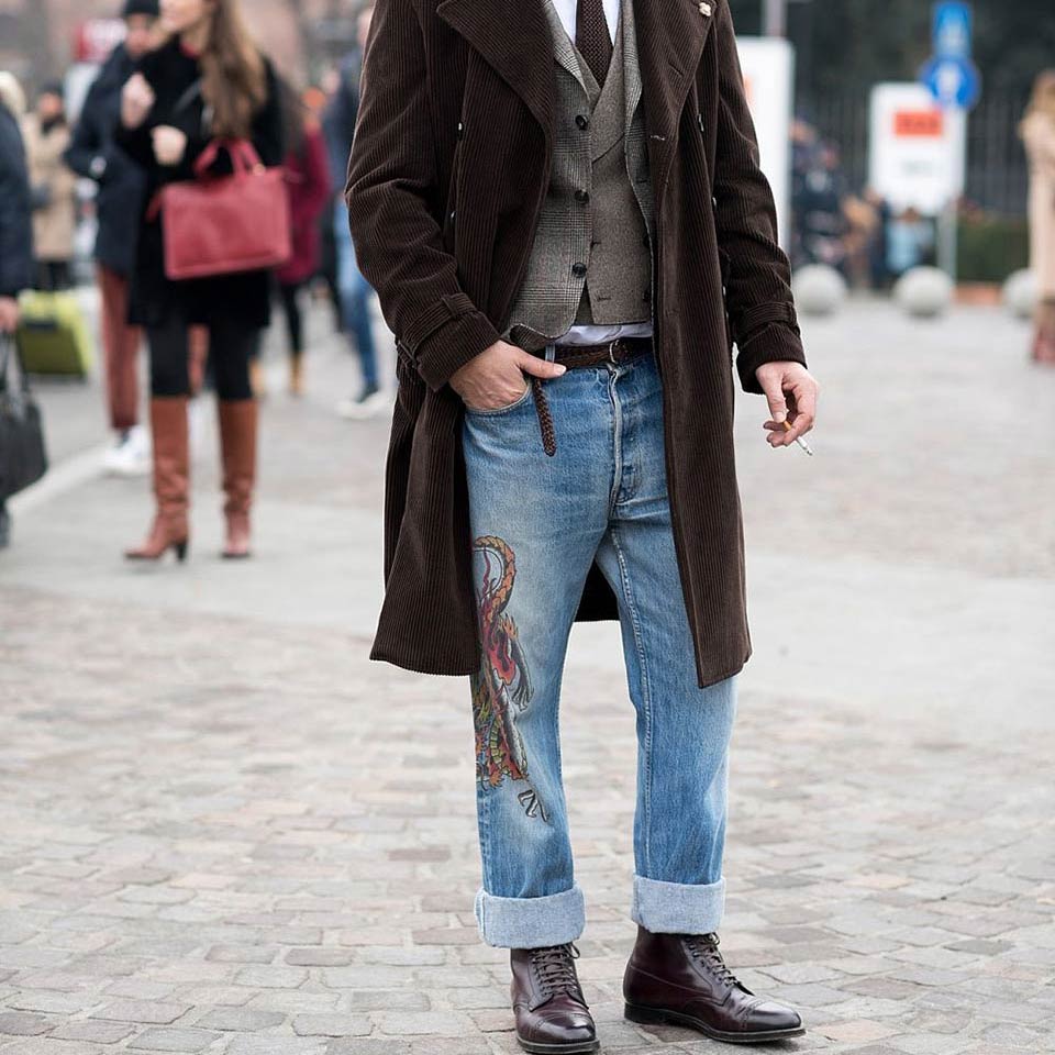 С чем носить джинсовую куртку мужчинам — фасоны, сочетания, примеры с фото
