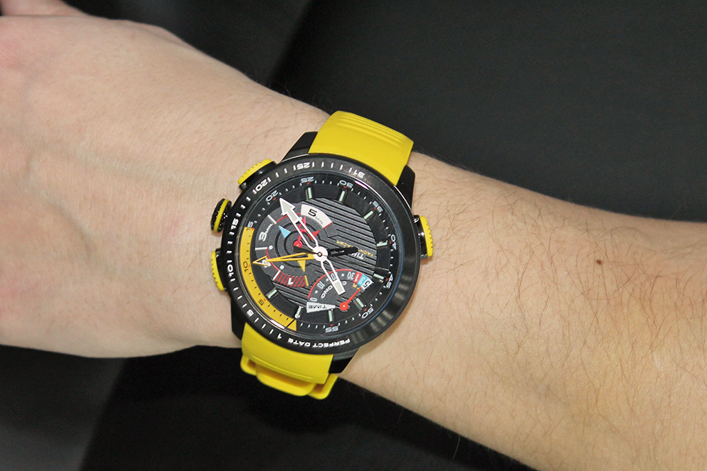 Timex yacht racer yellow sale