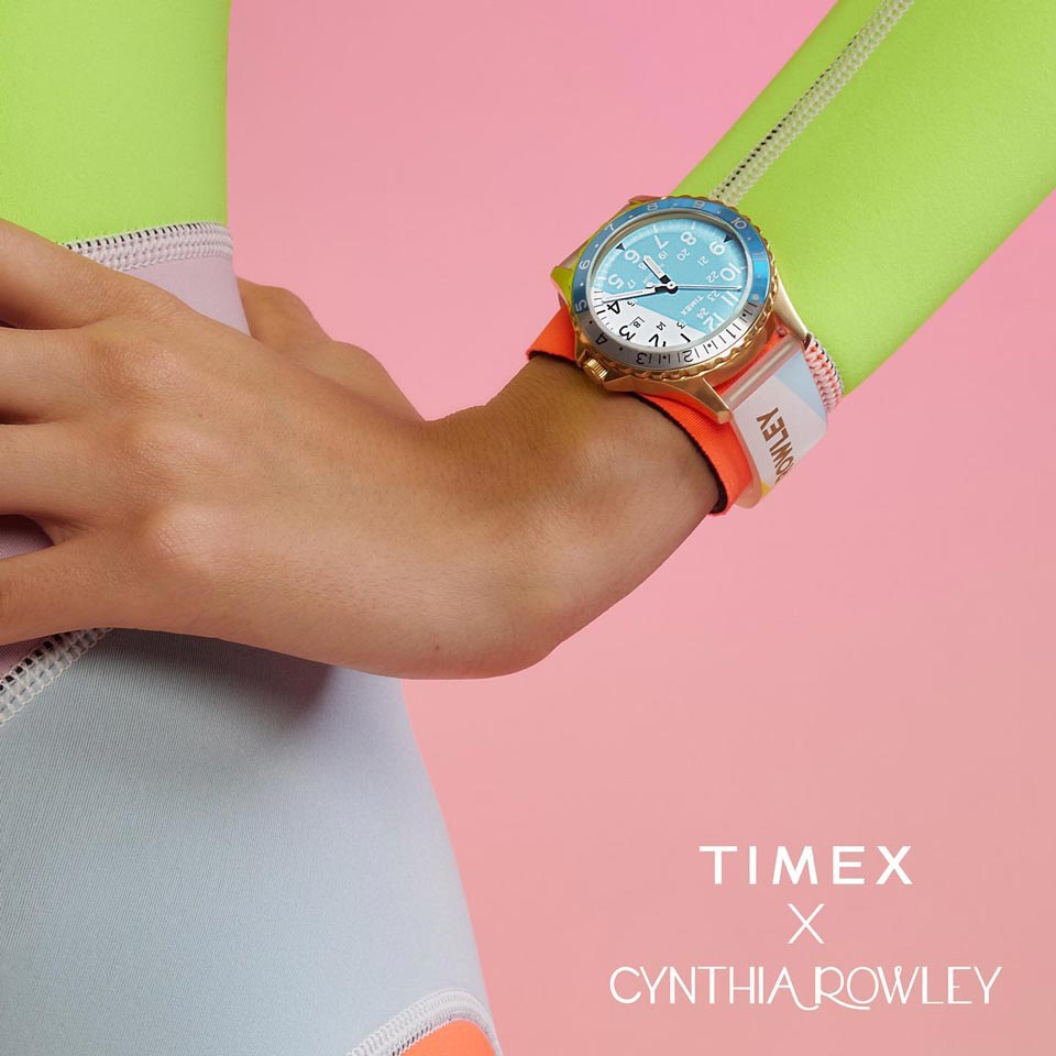 ! Timex x Cynthia Rowley Navi.