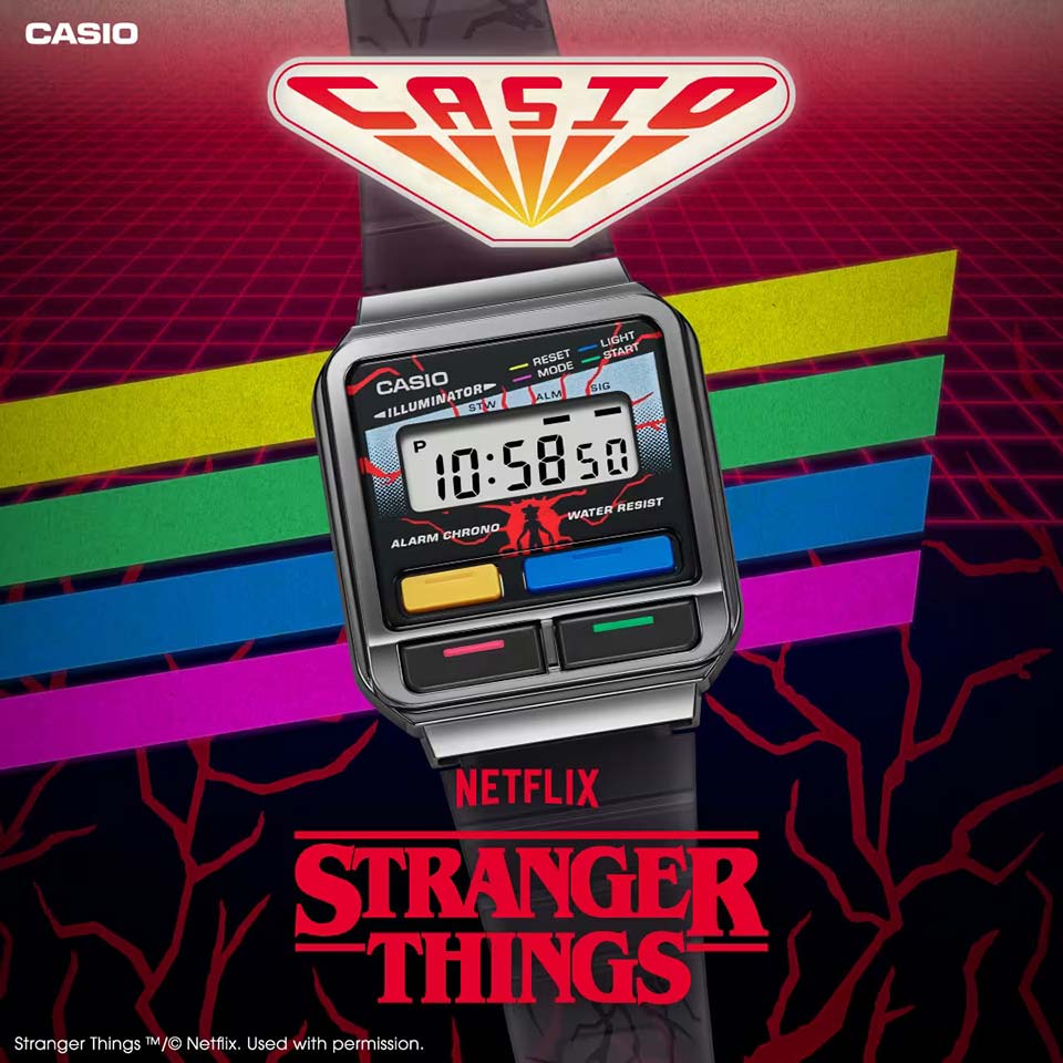  ! Casio x Stranger Things