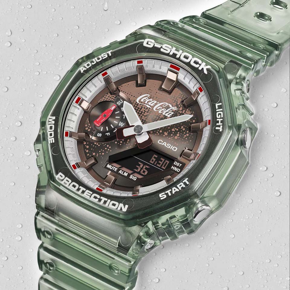 G-SHOCK x Coca-Cola: обновленные наручные часы из серии GA-2100