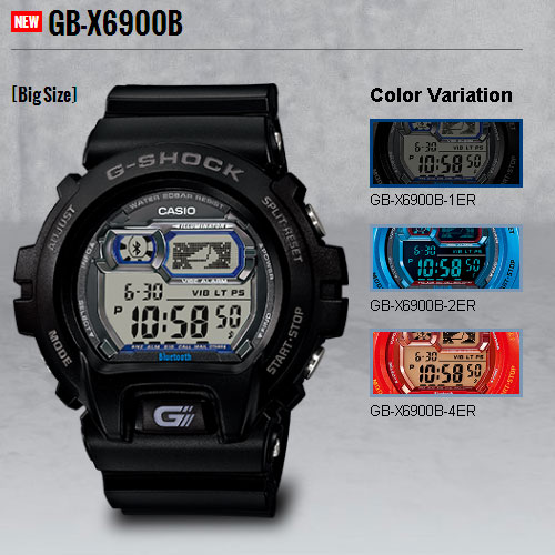  Casio G-Shock GB-X6900B  GB-6900B  Bluetooth
