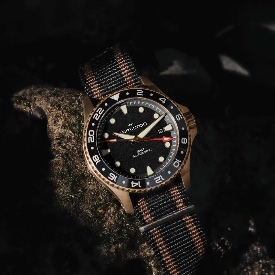 !  Hamilton Khaki Navy Automatic GMT