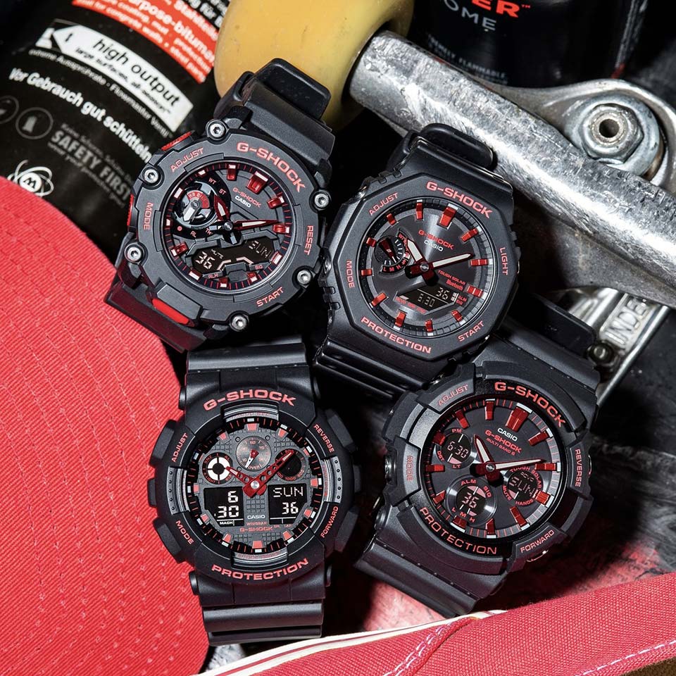 ! G-SHOCK Ignite Red Collection