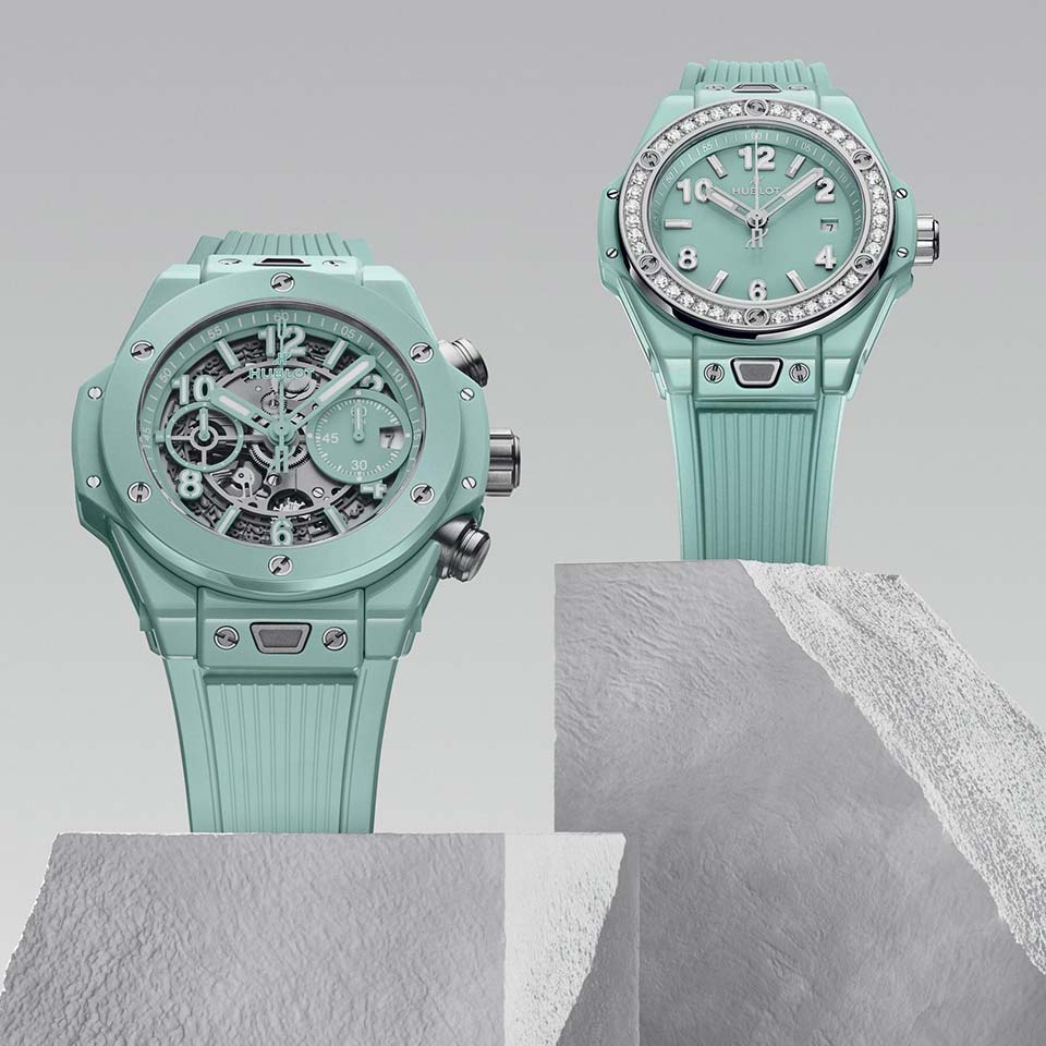 Новинка! Мятные Hublot Big Bang