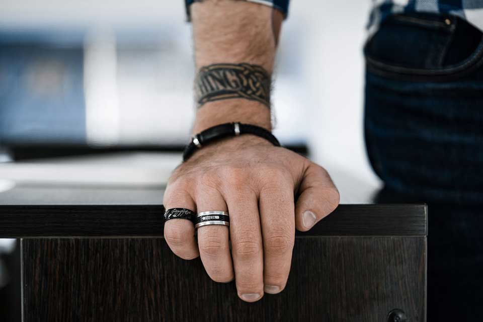На каком пальце мужчины носят кольца — на какую руку надевать мужскиеперстни и печатки
