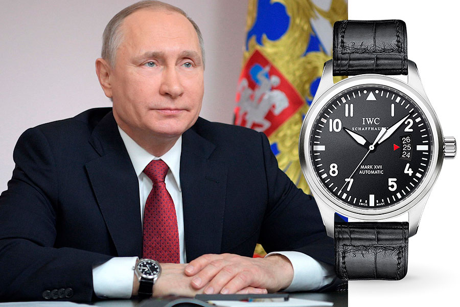 На какой руке носить часы мужские. Blancpain часы Путина. Часы Путина Blancpain Aqualung. Часы Путина IWC Mark.