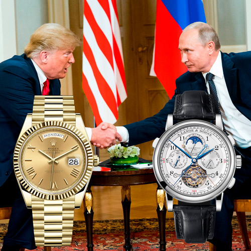 Путин vs. Трамп: что говорит выбор часов о пристрастиях и вкусах президентов России и США