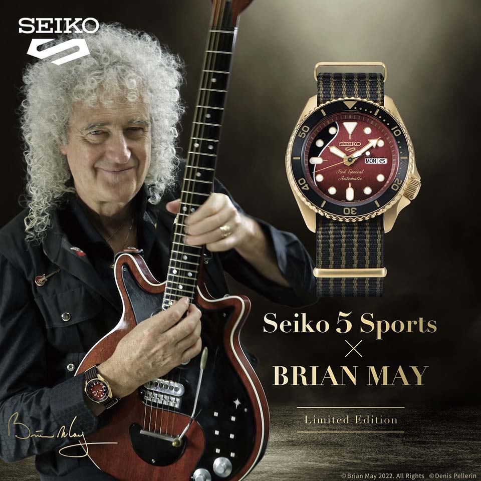 Seiko 5 Sports Brian May Limited Edition.      Seiko