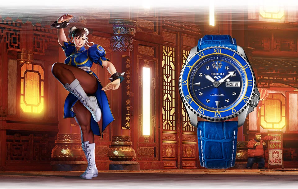 Seiko 5 Sports Street Fighter Seiko Street Fighter V