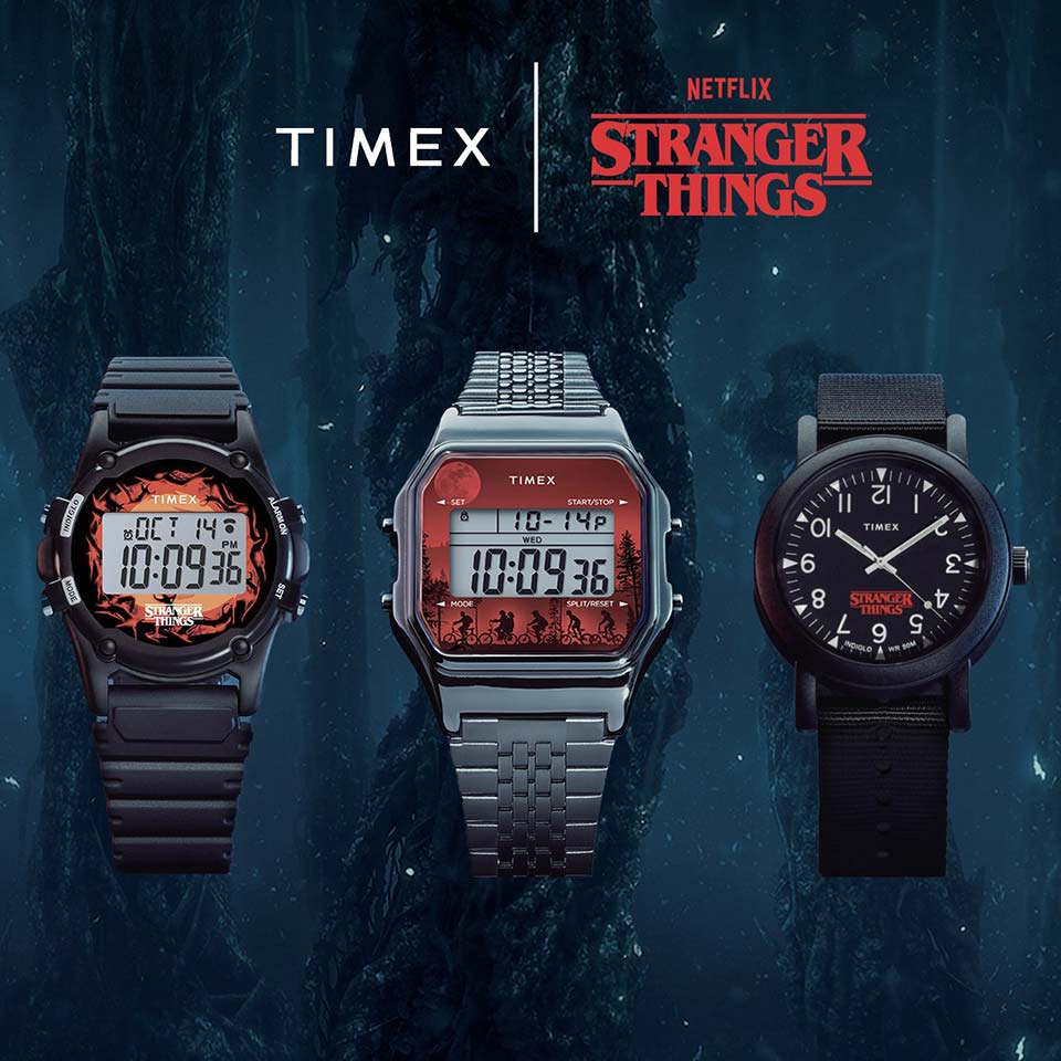 ! Stranger Things x Timex