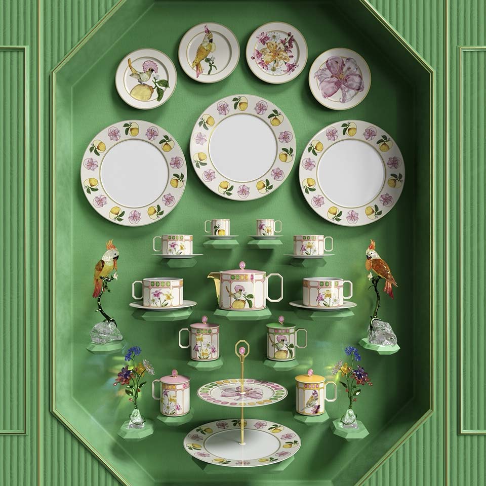 Коллекция Swarovski x Rosenthal ‘IDYLLIA’