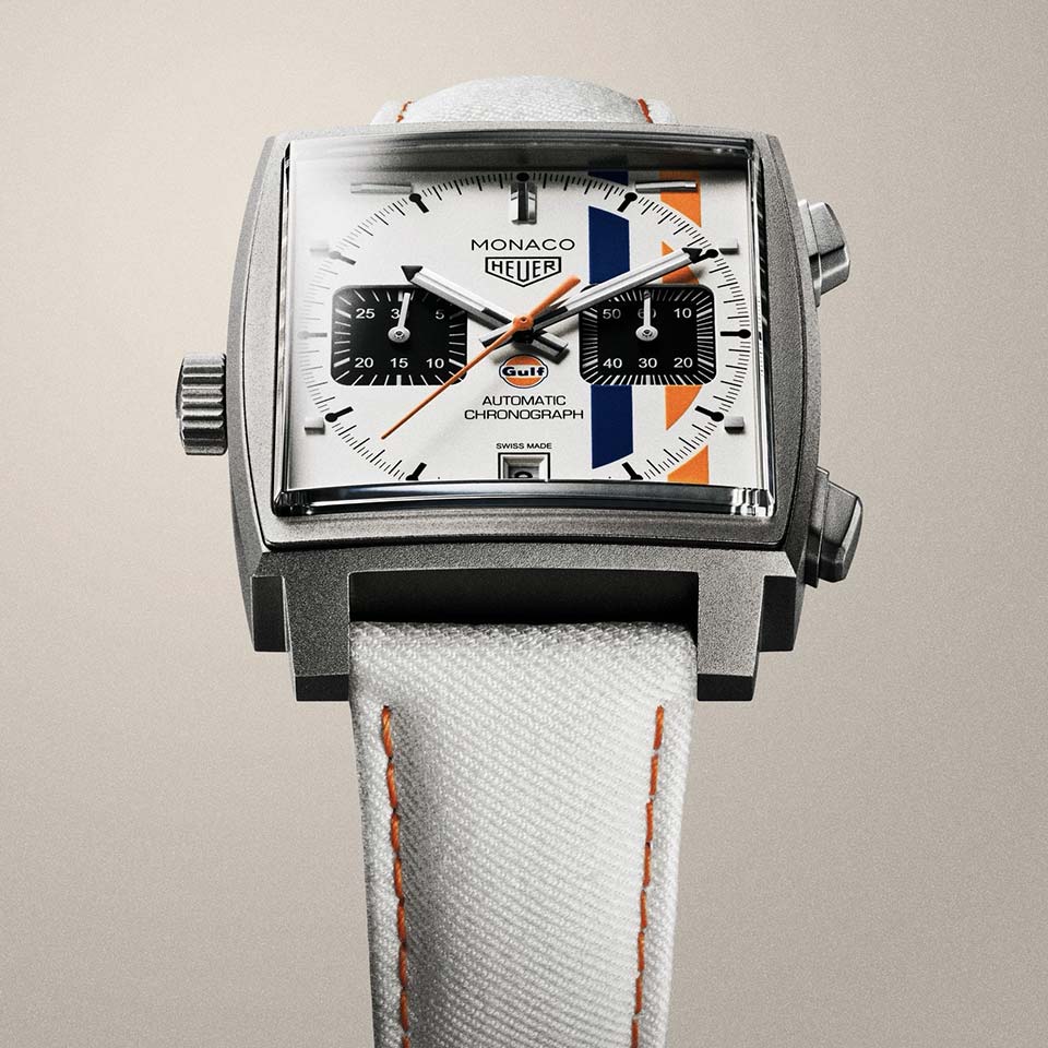 Лимитированная серия! TAG Heuer Monaco Chronograph x Gulf