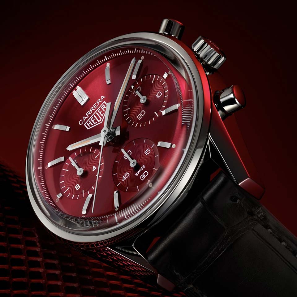  . TAG Heuer Red Dial Limited Edition