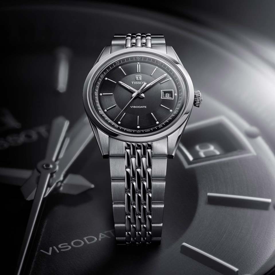 Обновленные наручные часы Tissot Visodate в 39мм корпусе