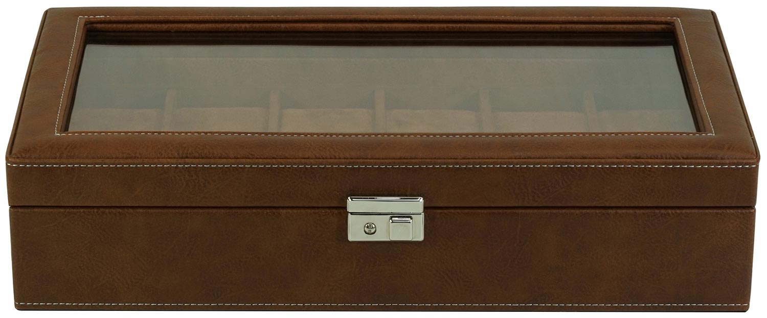 Шкатулки для часов Prestige SW-3622-12-DBR-N