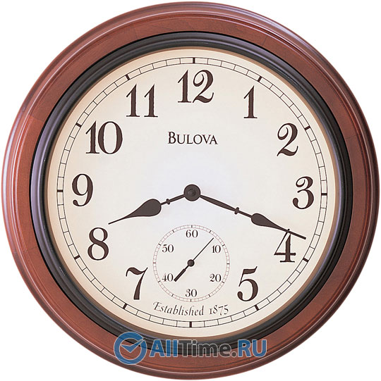 Деревянные настенные часы Bulova C4447