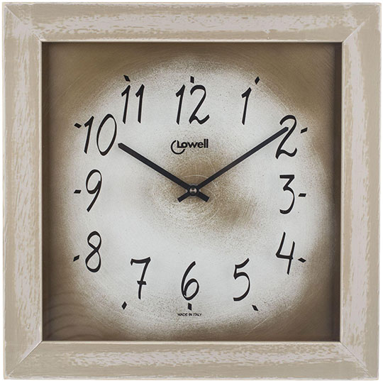 Деревянные настенные часы Lowell Low01826E