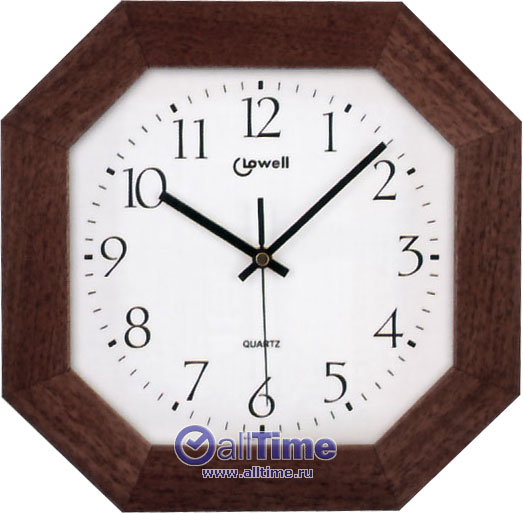 Деревянные настенные часы Lowell Low02822N