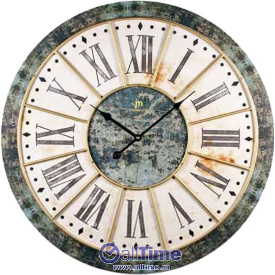 Деревянные настенные часы Lowell Low21421