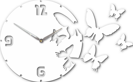 Деревянные настенные часы Михаил Москвин BABOCHKI-1-ucenka