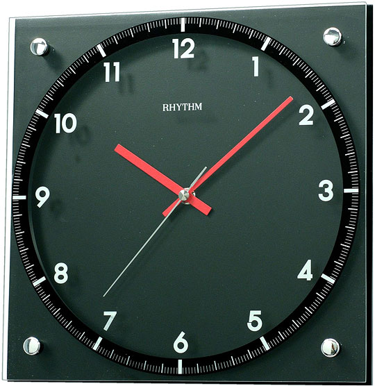 Деревянные настенные часы Rhythm CMG100NR02