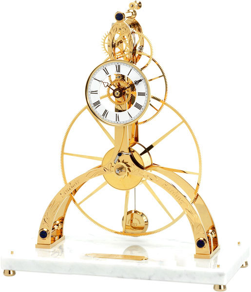   Sinclair Harding Great-Wheel-Skeleton-Clock