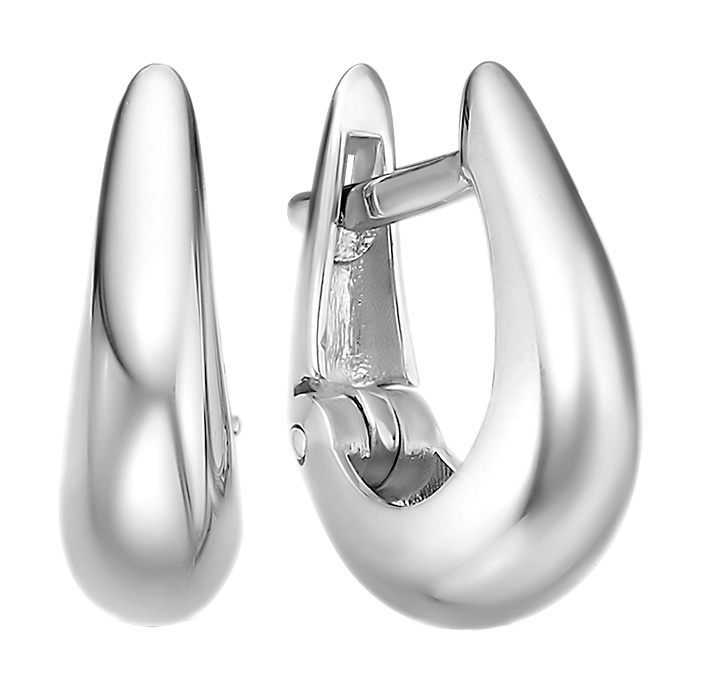 Серебряные серьги калачи ADELFINA 3001028002