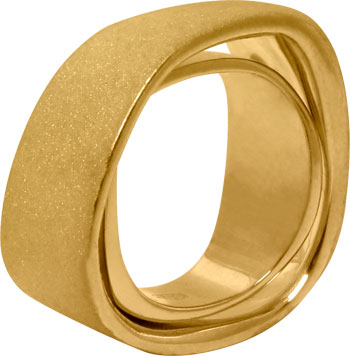 Серебряное кольцо Алхимия AL-Double-ring-sg