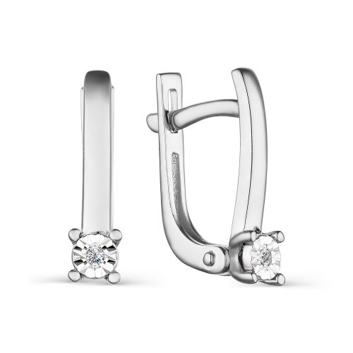 Золотые серьги Алькор 23721-200