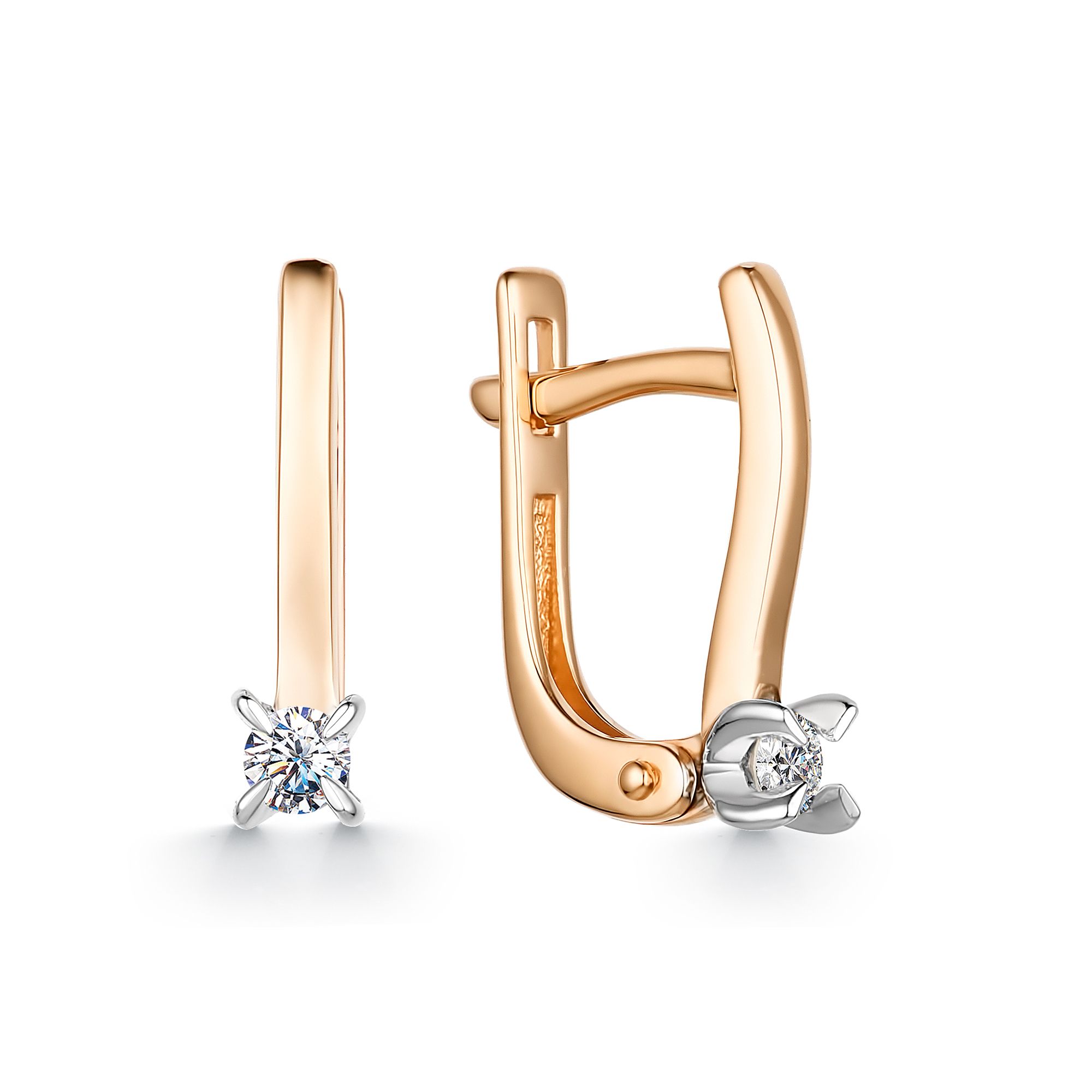 Золотые серьги Алькор 23999-100