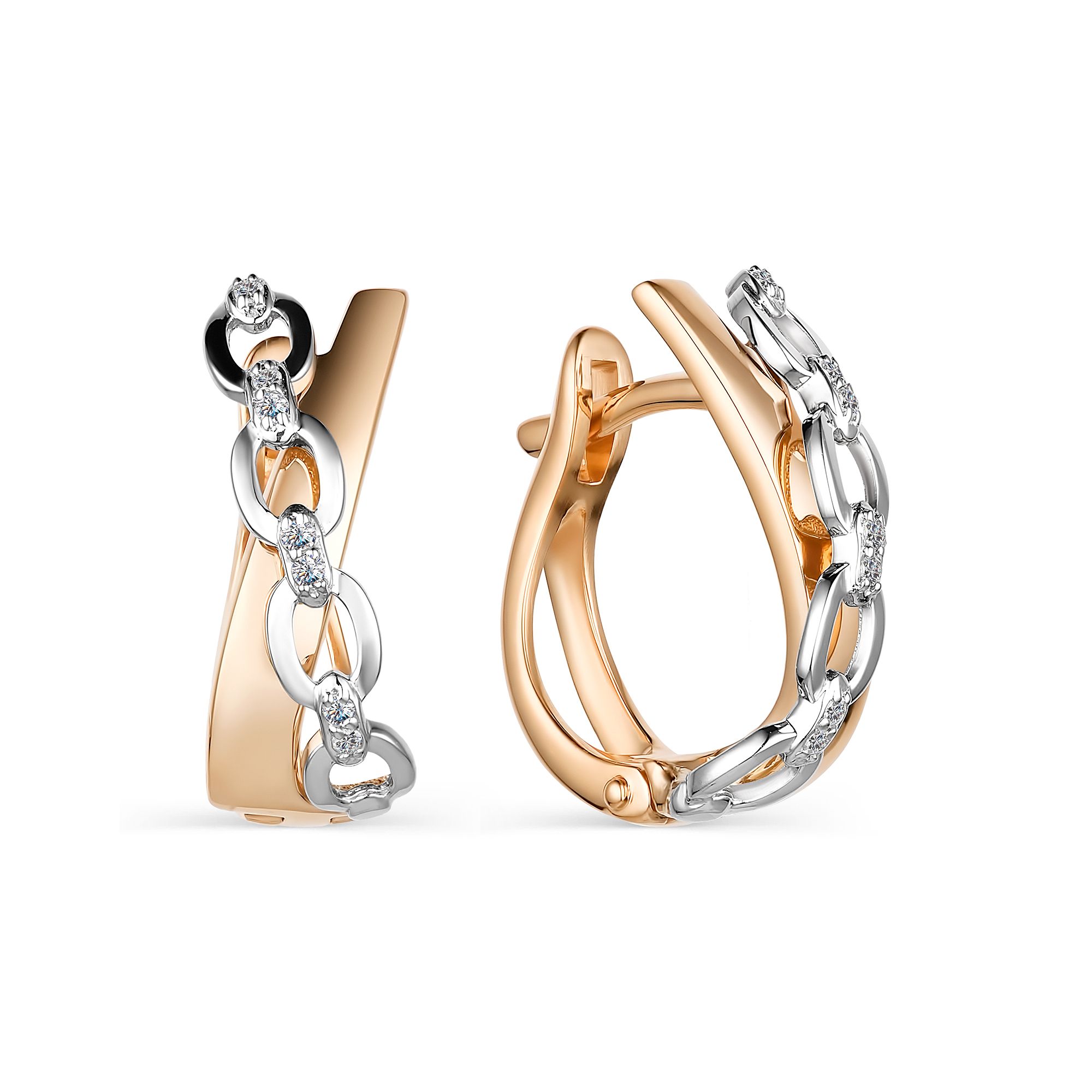 Золотые серьги Алькор 24012-100