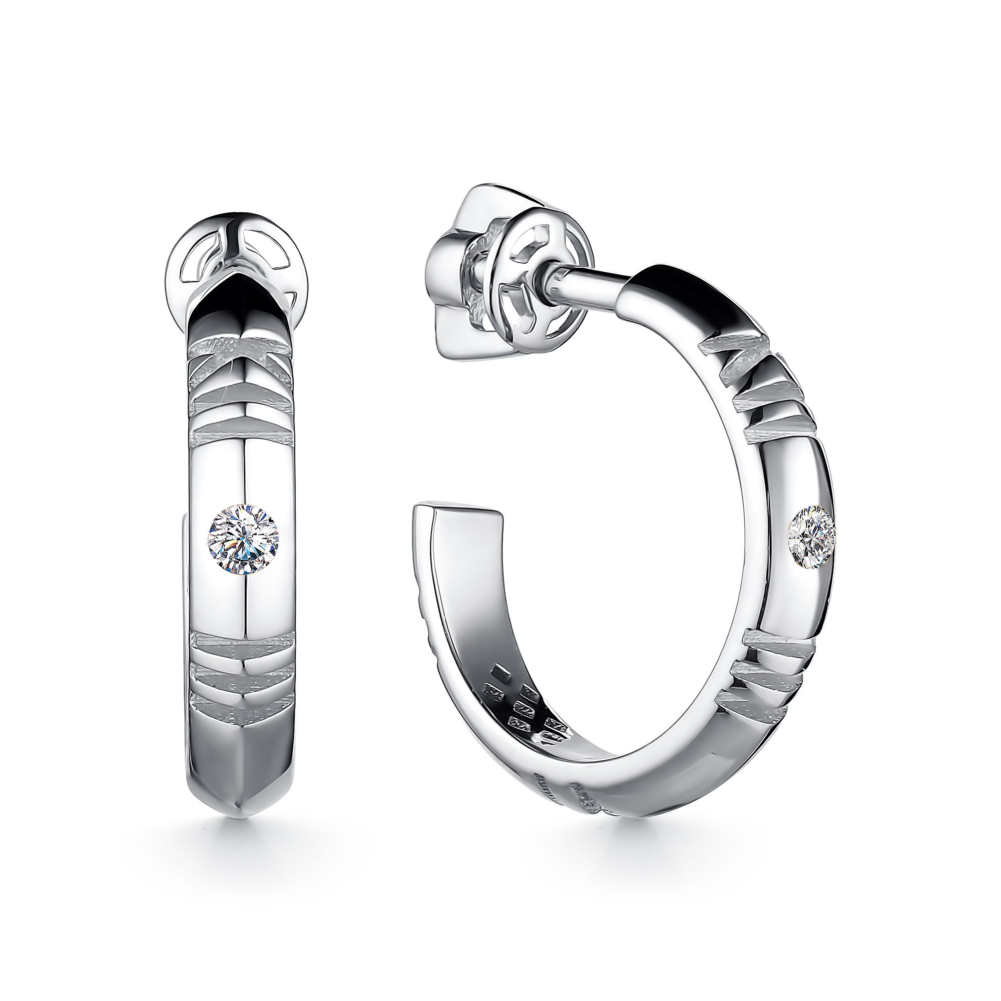 Золотые серьги-пусеты Алькор 24452-200