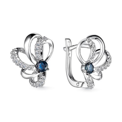 Золотые серьги Алькор 24901-202