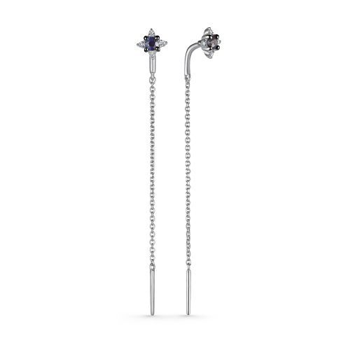 Золотые серьги Алькор 25144-202