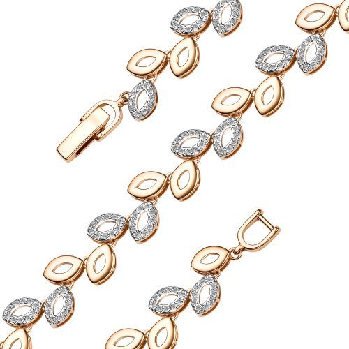 Золотой браслет Алькор 55466-100