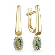 Серьги Алькор 25376-301