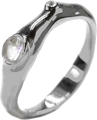 Серебряное кольцо Alissa A1397XRW0-G297-0-S c лунным камнем