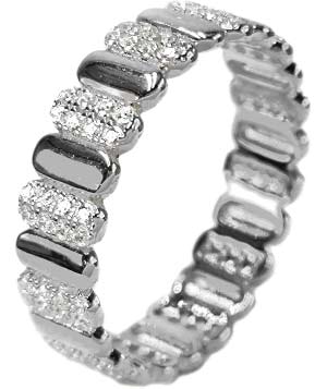 Серебряное кольцо Alissa A1465XRW0-G297-0-S c фианитом