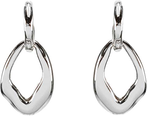 Серебряные серьги хаггисы с подвесками Alissa C3410XEW0-W000-0-S
