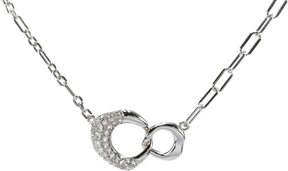 Серебряная подвеска на цепочке Alissa E1585XNW0-G297-0-S с фианитами