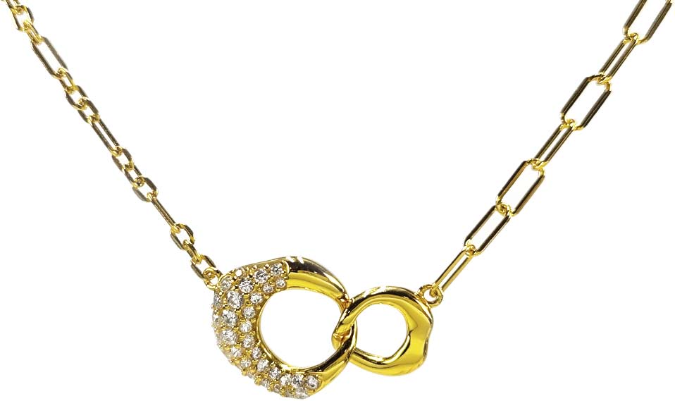 Серебряная подвеска на цепочке Alissa E1585XNY0-G297-0-S с фианитами