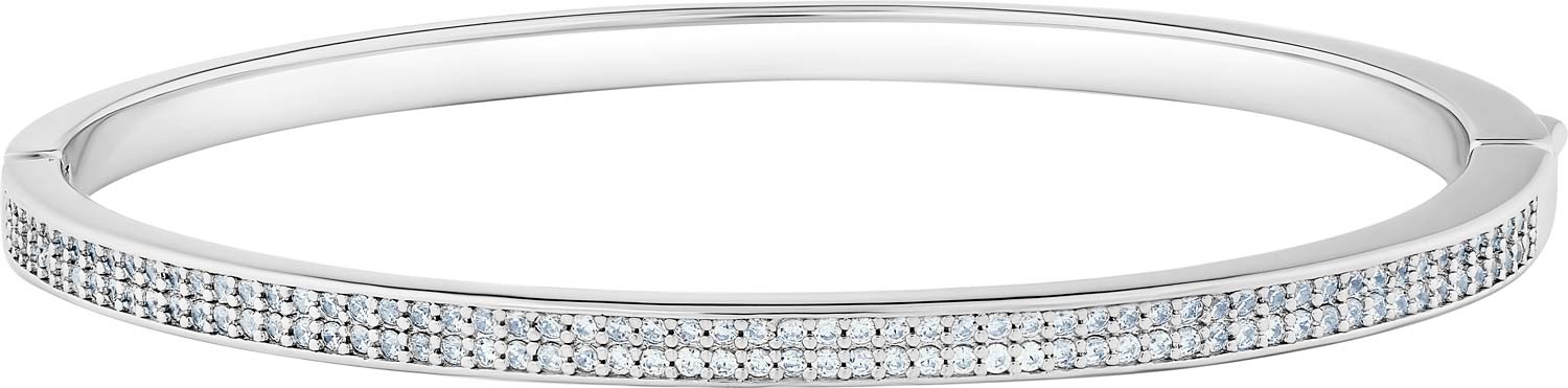 Серебряный жесткий браслет Alissa Y135401G с фианитами