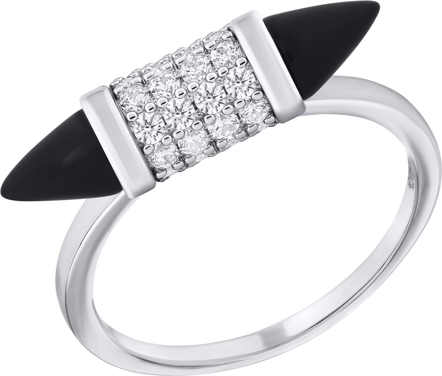 Серебряное кольцо Alissa Y137903R c агатом, фианитом