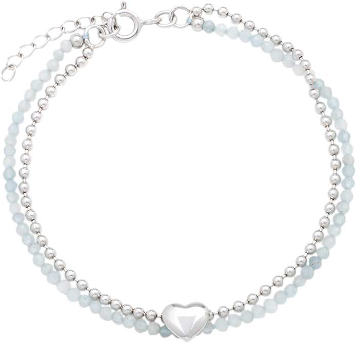 Браслет Alissa Y158401B с аквамаринами