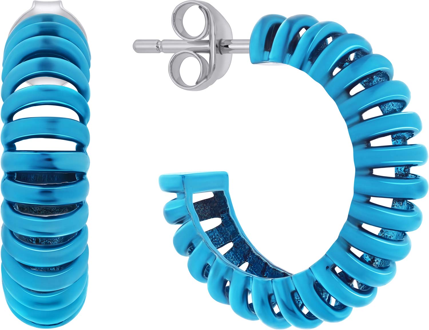 Серебряные серьги полукольца Alissa Y200101E