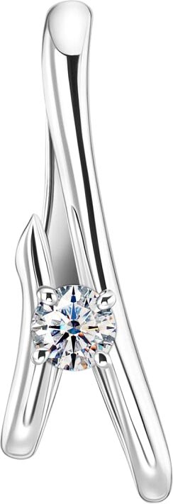 Кулон из белого золота ALROSA DIAMONDS 2B017E21S с бриллиантом