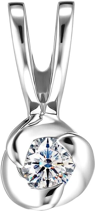 Кулон из белого золота ALROSA DIAMONDS 2C583G21S с бриллиантом
